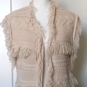 Body length sweater vest